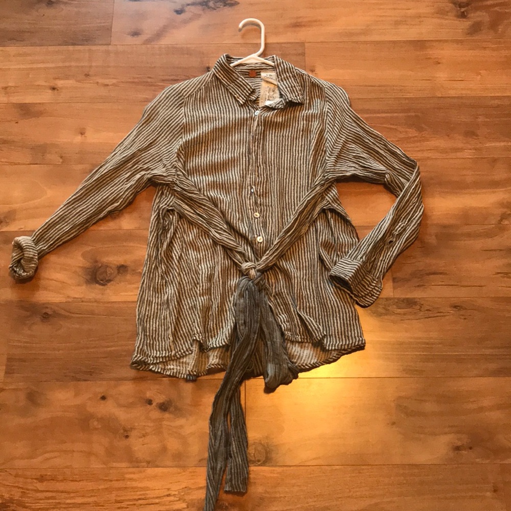 Free People Button Down